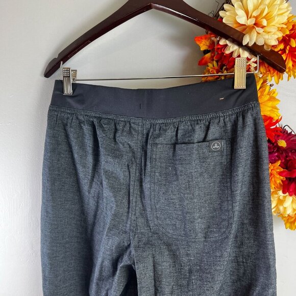 prAna Vaha Balance Men's Pant XTRA-SMALL / 30"L in Black Premium Hemp - Picture 4 of 7